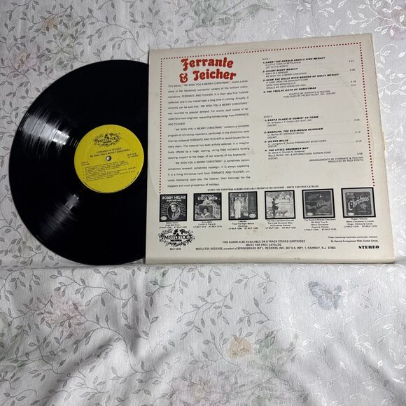 Ferrante & Teicher Lp We Wish You A Merry Christmas On Mistletoe - Picture 2 of 2